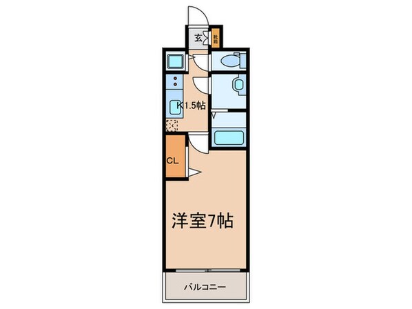 ﾌﾟﾚｻﾝｽ鶴舞公園ｾﾗｳﾞｨ(707)の物件間取画像